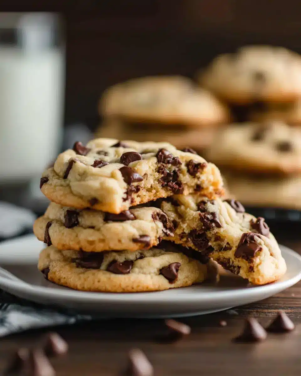 Irresistible Irish Cream Chocolate Chip Cookies ready to enjoy.