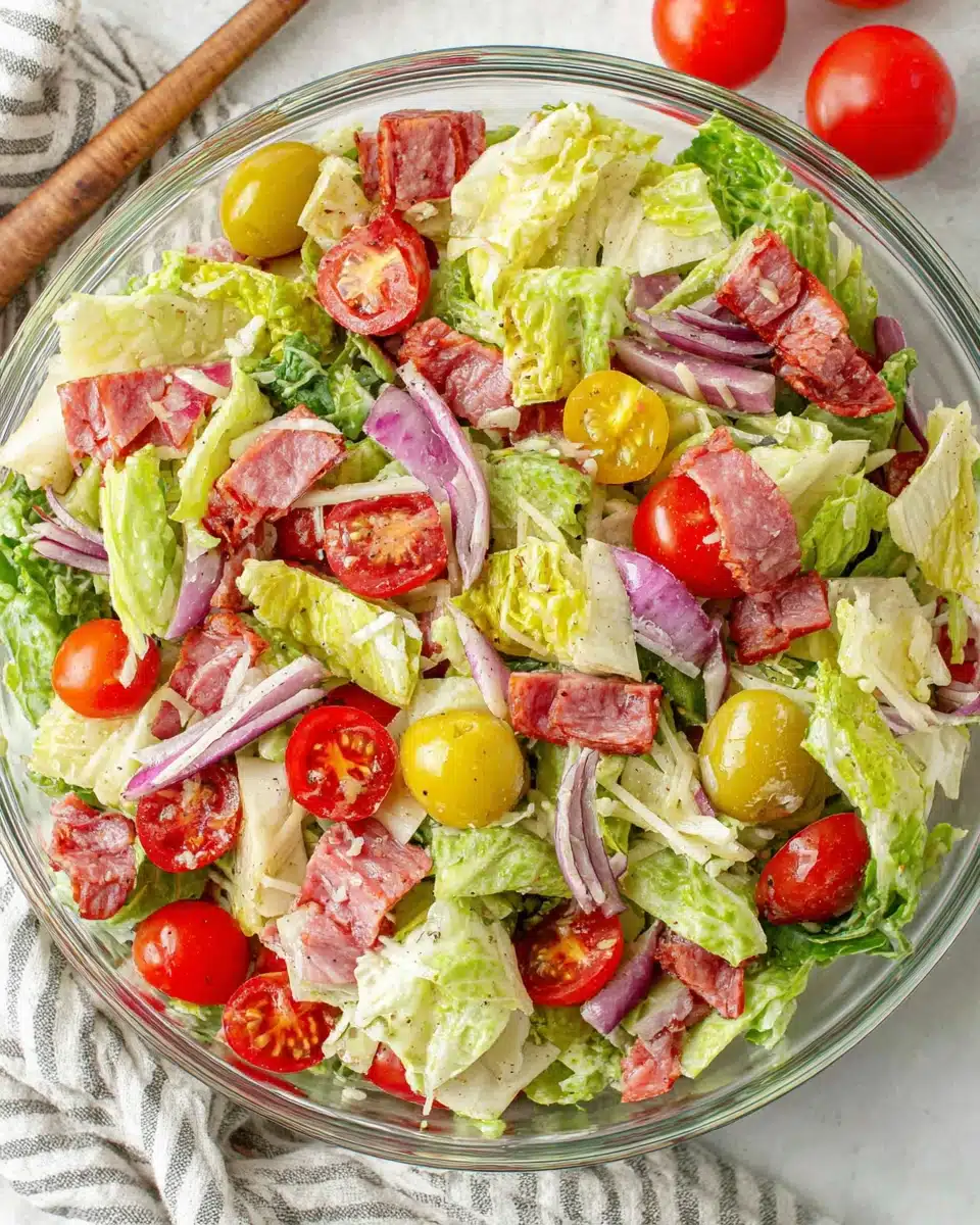 Easy Italian Grinder Salad: A Fresh Delight