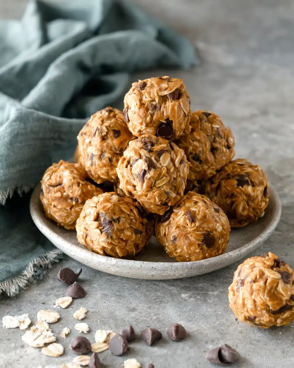 Easy Peanut Butter Oatmeal Balls: A Healthy Snack Delight