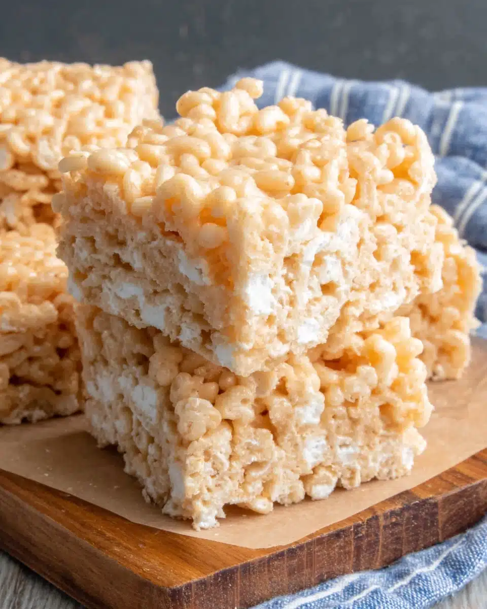 Delicious Rice Krispies Treats, a classic snack, perfect for any occasion.