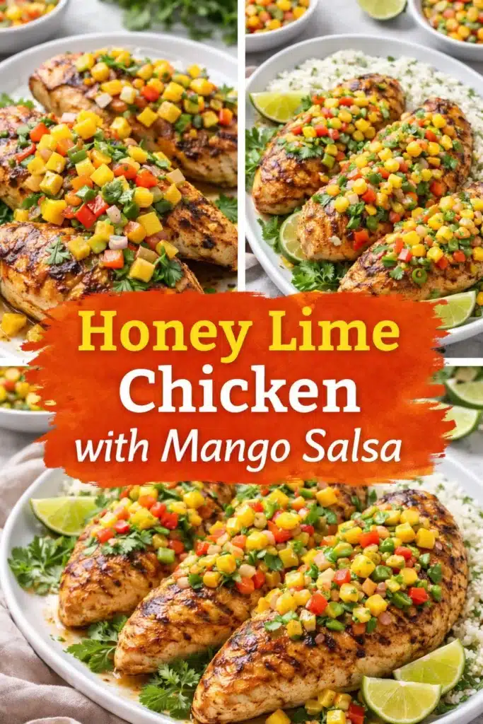 Honey Lime Chicken with Mango Salsa