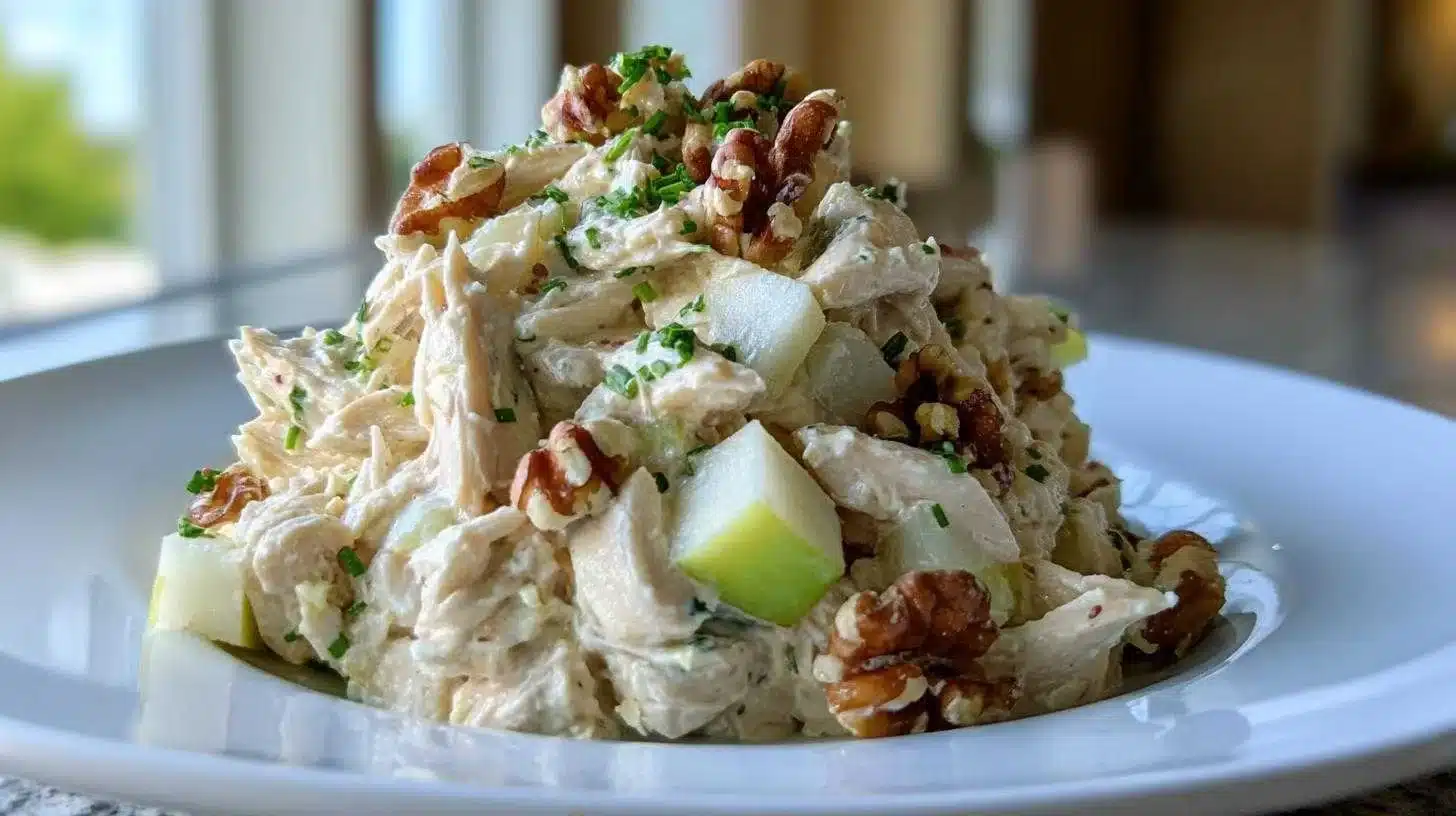 Amazing 15-Minute Apple Walnut Chicken Salad