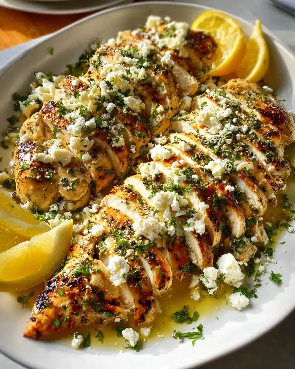 Best Greek Chicken Lemon Feta Recipe - Quick & Delicious