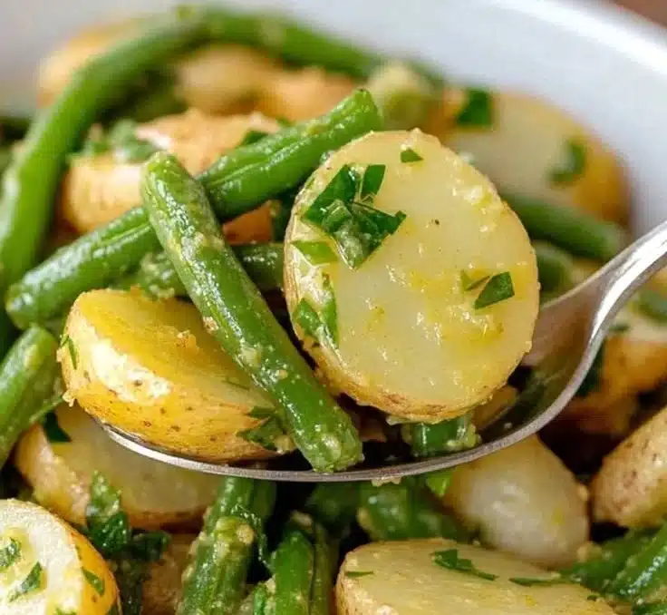 Creamy Green Bean Potato Salad