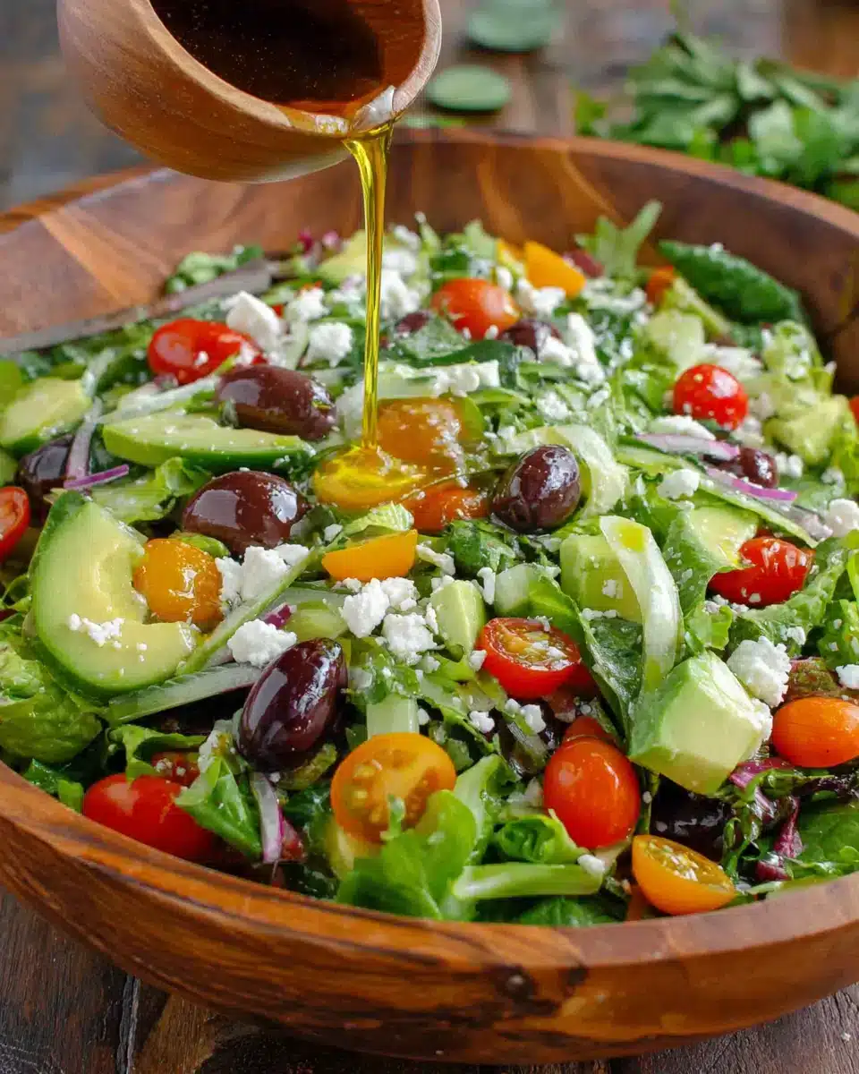 Enjoy this easy spring mix salad bursting with fresh flavors.