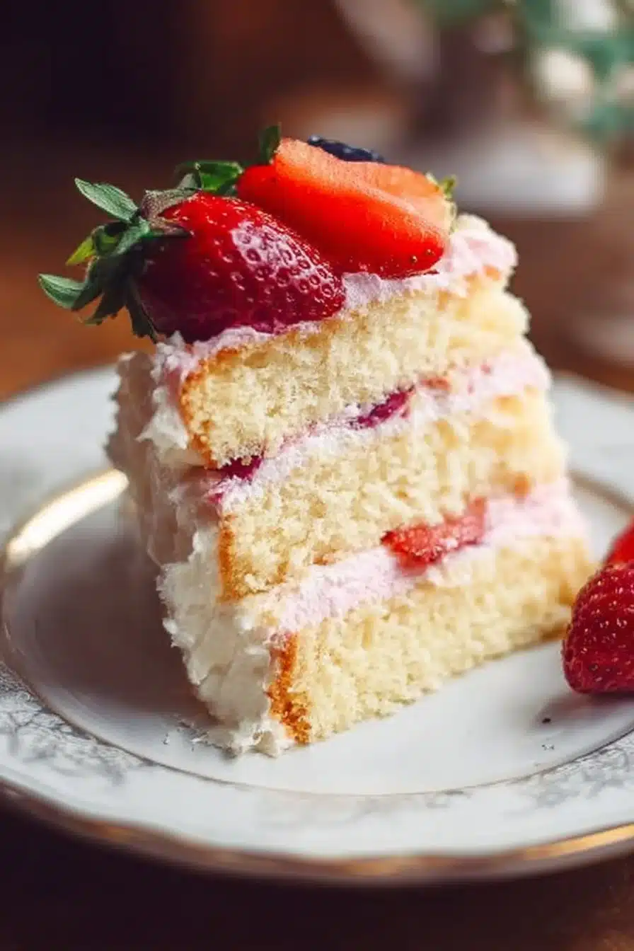 Fresh Fruit Layer Cake