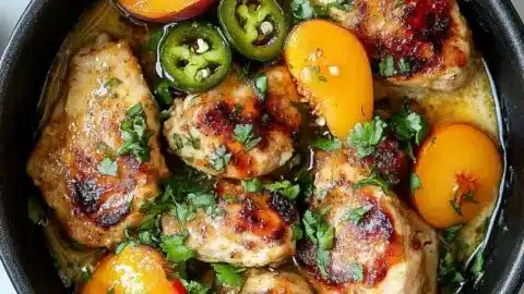 Jalapeño Peach Chicken