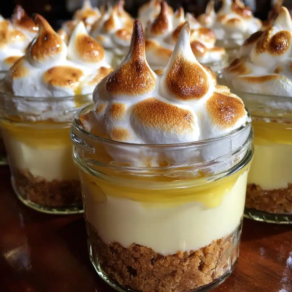 Lemon Meringue Cheesecake Jars