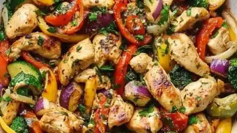 Mediterranean Chicken Stir Fry Recipe: Wholesome 30-Minute Delight