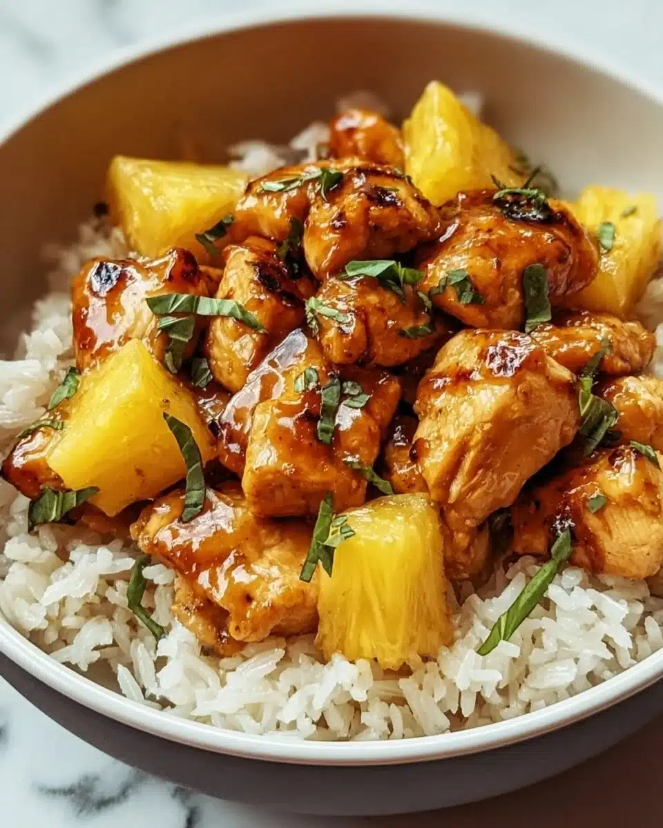 Pineapple Chicken and Rice: Sweet, Savory, Effortlessly Easy Recipe