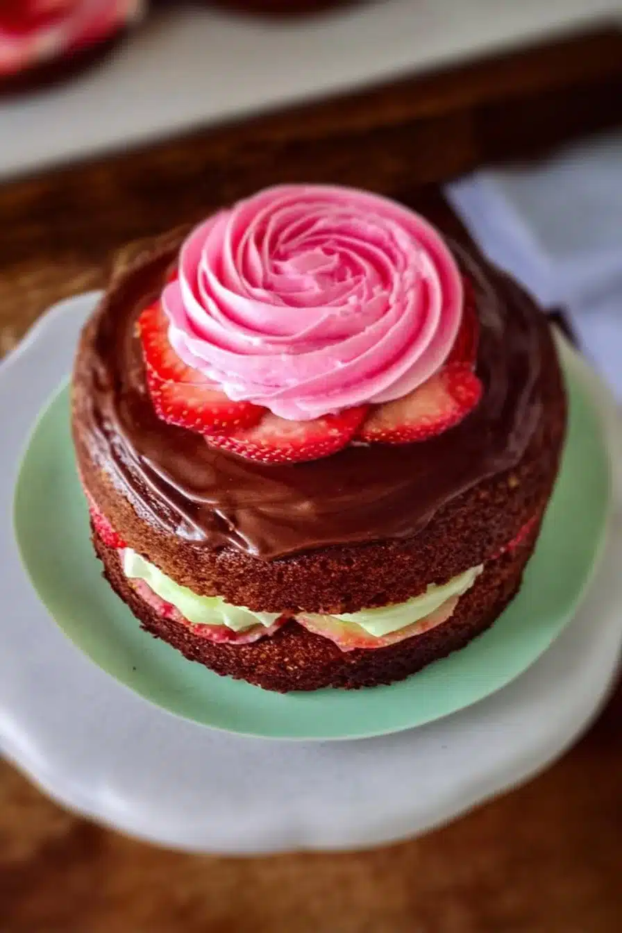 Stacked Chocolate Cake