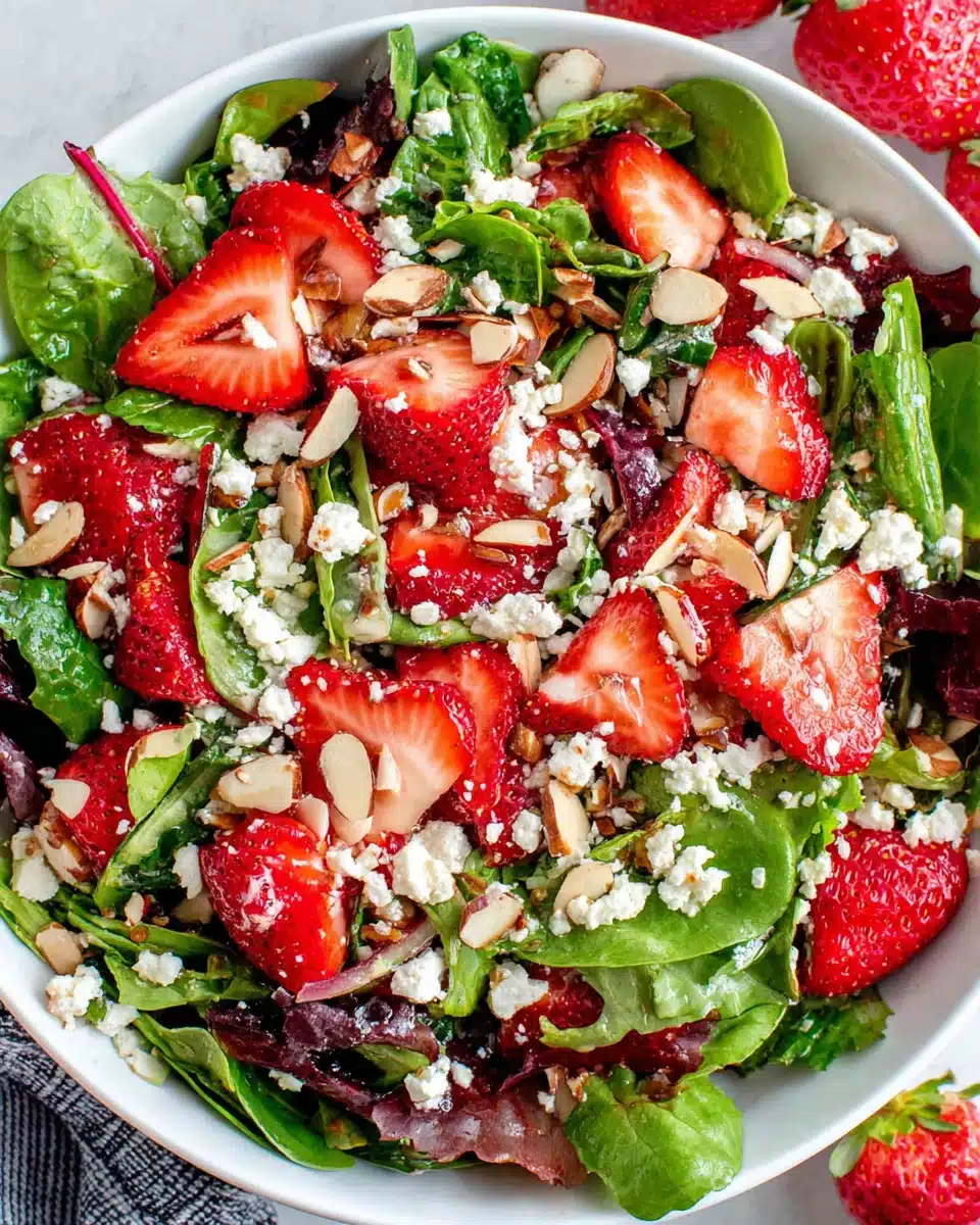 Easy Strawberry Spring Mix Salad for a Fresh Delight