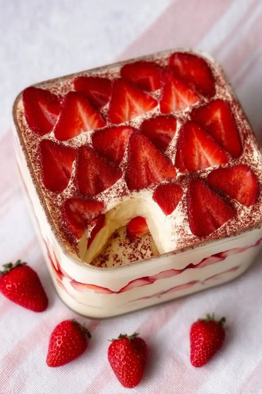 Strawberry Tiramisu