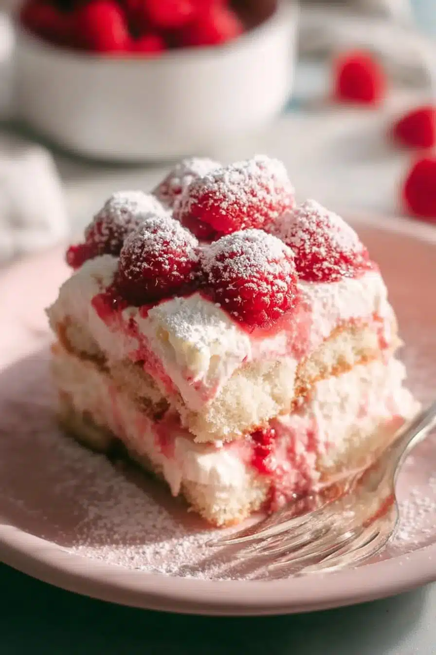 White Chocolate Raspberry Tiramisu