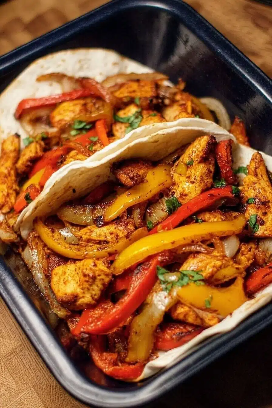Air Fryer Chicken Fajitas