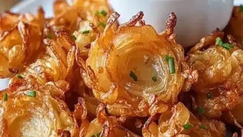 Air Fryer Crispy Mini Blooming Onions for Guilt-Free Snacking