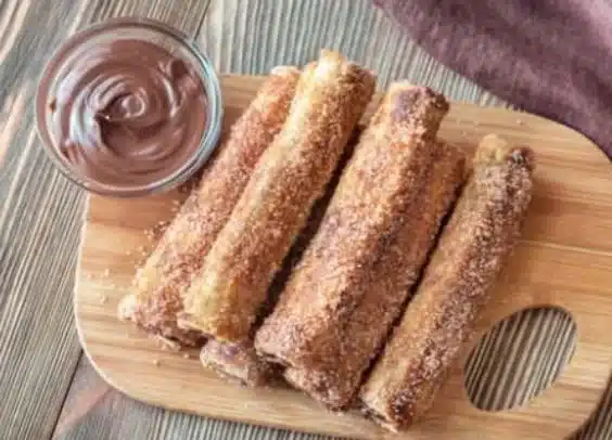 Air Fryer Nutella French Toast Roll-Ups