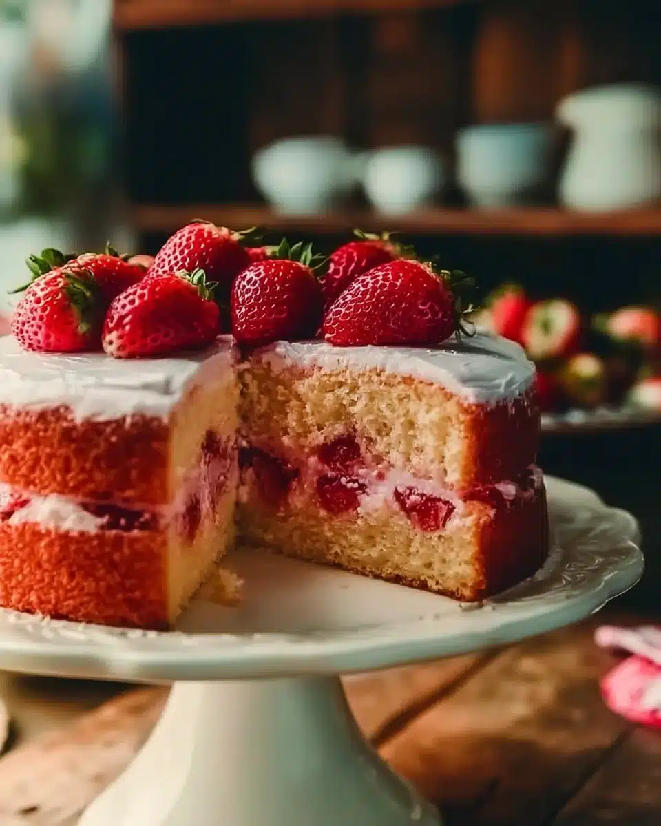 Classic Strawberry Cake