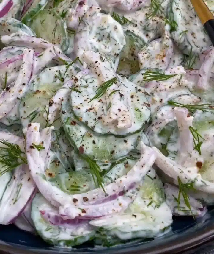 Creamy Cucumber Salad