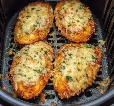 Crispy Air Fryer Chicken Parmesan