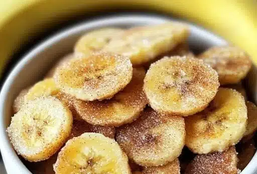 Crispy Cinnamon Sugar Banana Chips