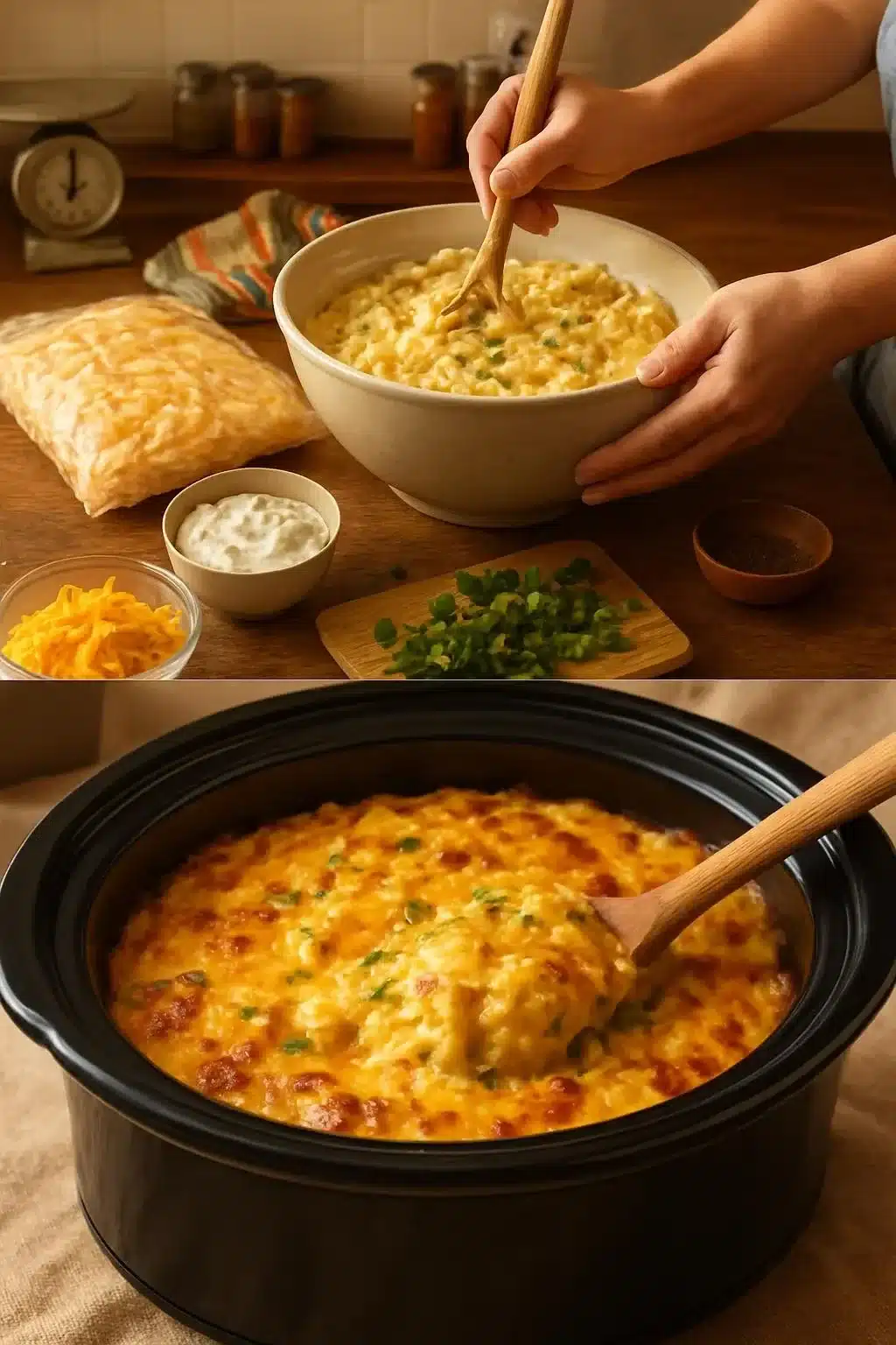 Crock Pot Hash Brown Casserole