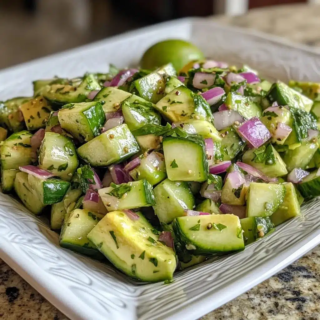 Cucumber Avocado Salad