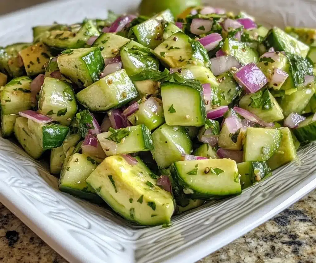 Cucumber Avocado Salad