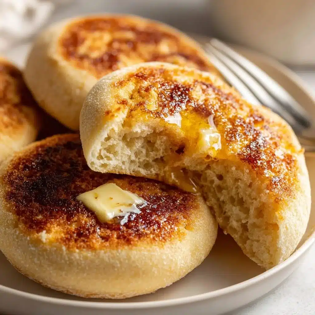 Gluten-Free English Muffins (Sourdough Discard)
