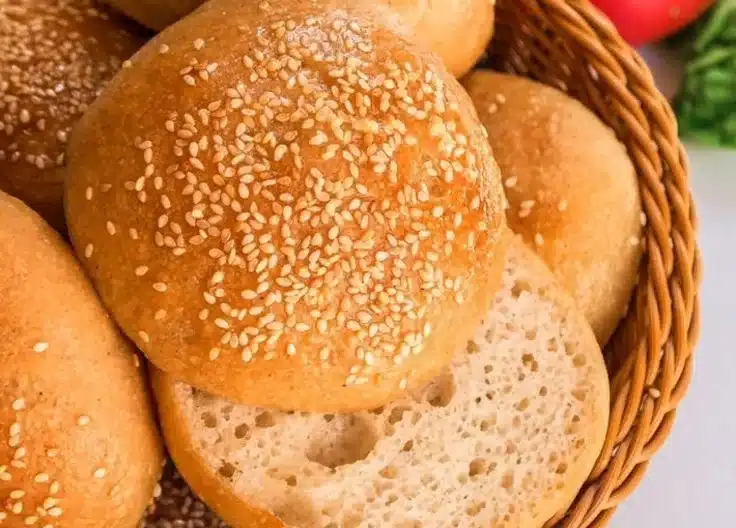 Gluten-Free Sourdough Hamburger Buns