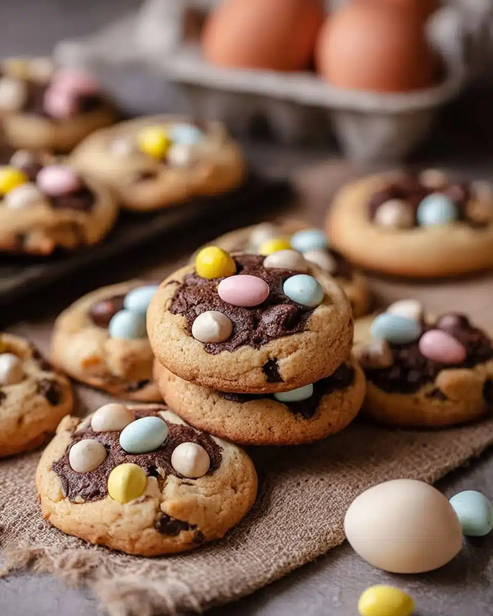 Irresistible Cadbury Mini Egg Cookies with Browned Butter