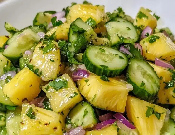 Pineapple Cucumber Salad