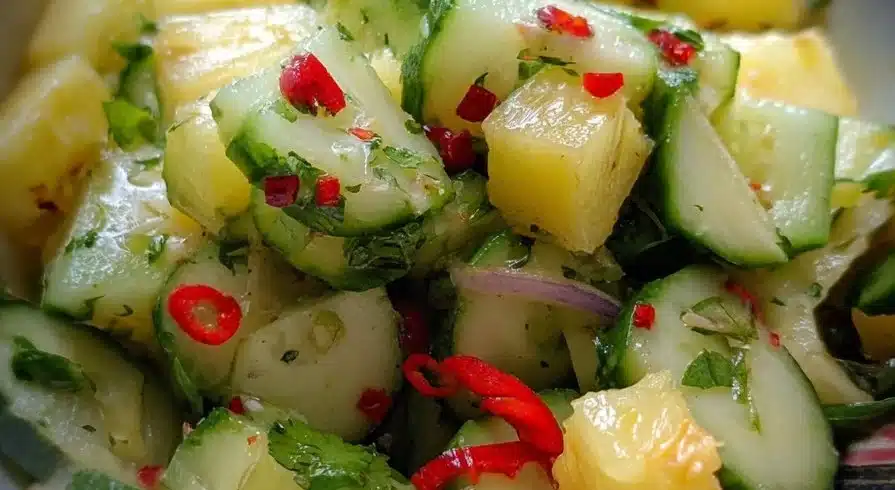 Pineapple Cucumber Salad