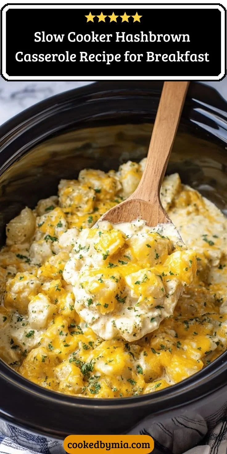 Slow Cooker Hashbrown Casserole