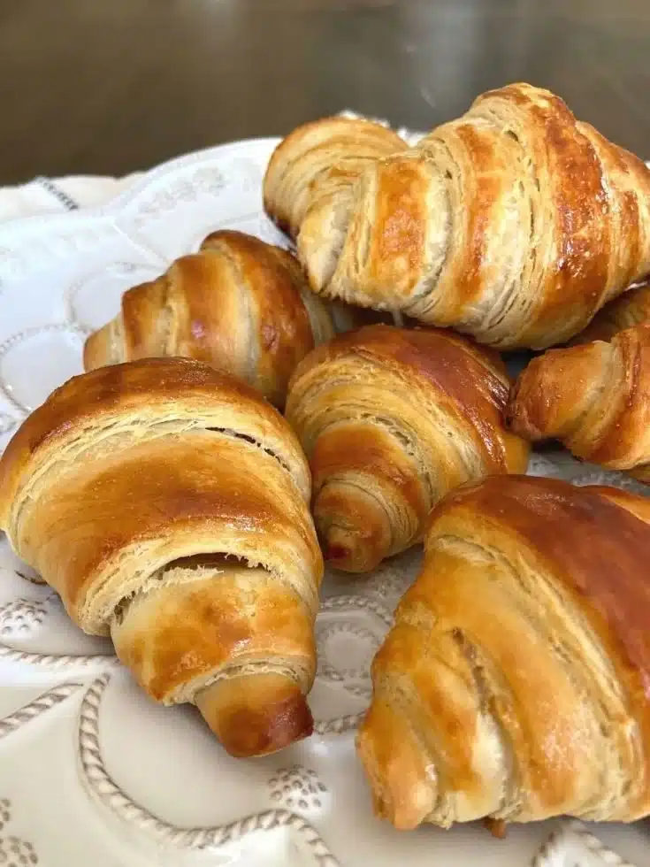 Sourdough Croissants made with Sourdough Starter