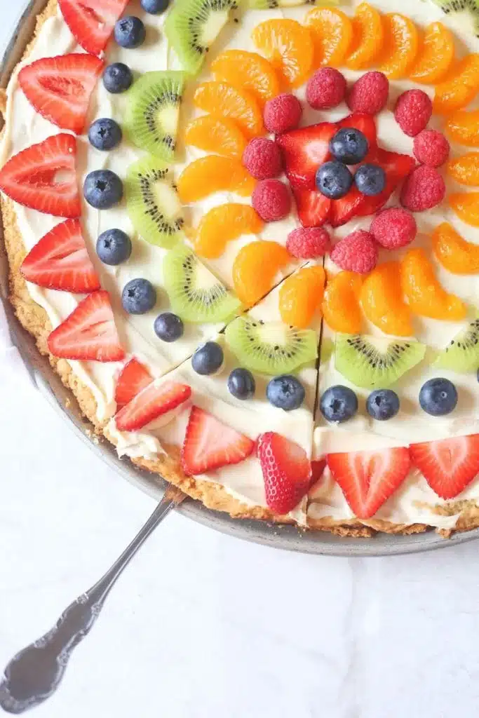 Sugar Cookie Fruit Pizza