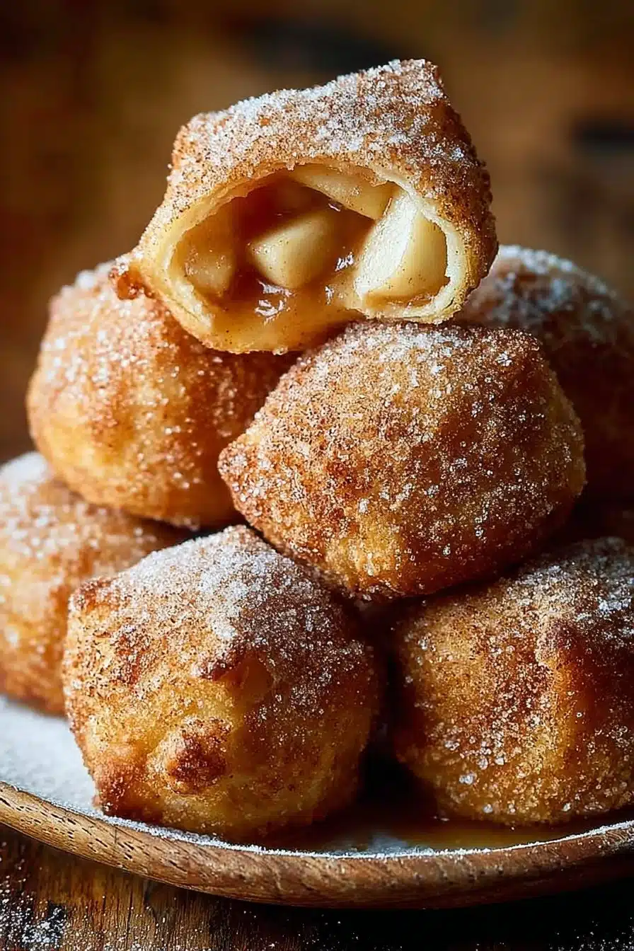 Sweet Air Fryer Apple Pie Bombs