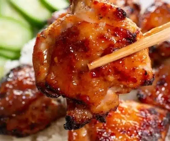 Sweet Chili Glazed Chicken Thighs