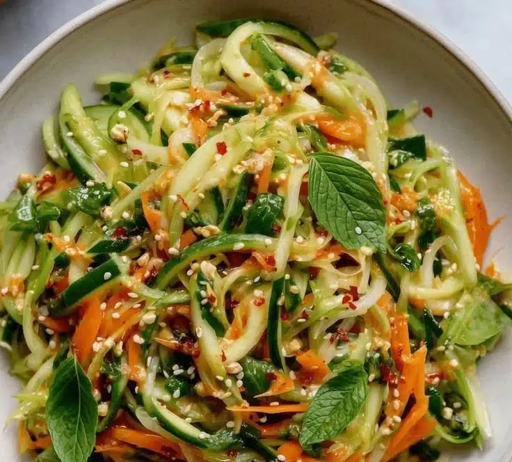 Vietnamese Cucumber and Carrot Salad