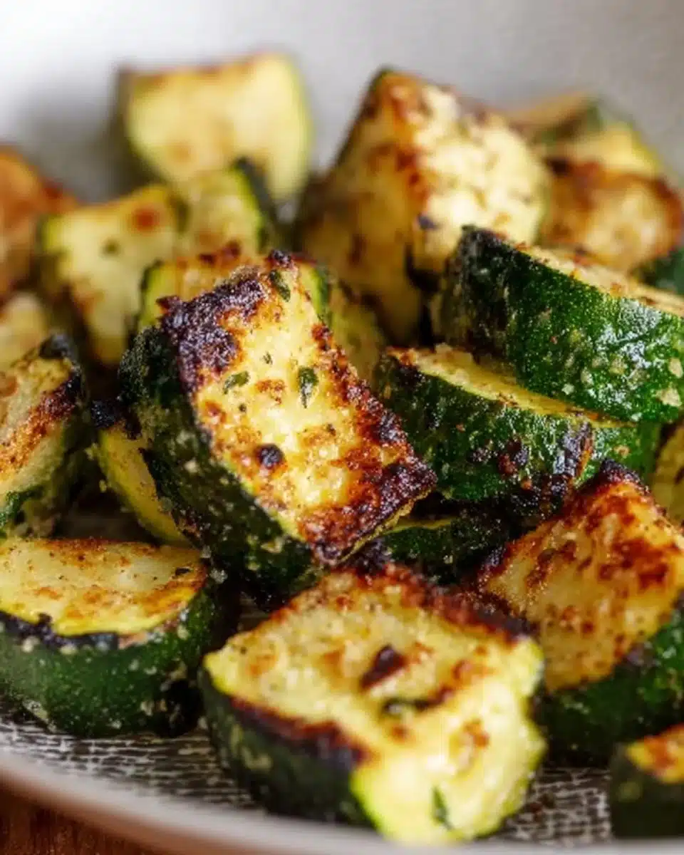 Air Fryer Roasted Zucchini