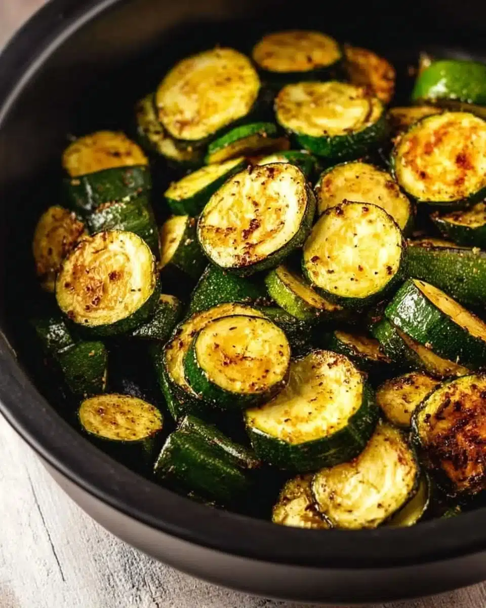 Air Fryer Roasted Zucchini