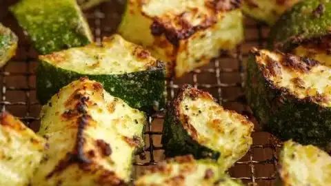 Air Fryer Roasted Zucchini