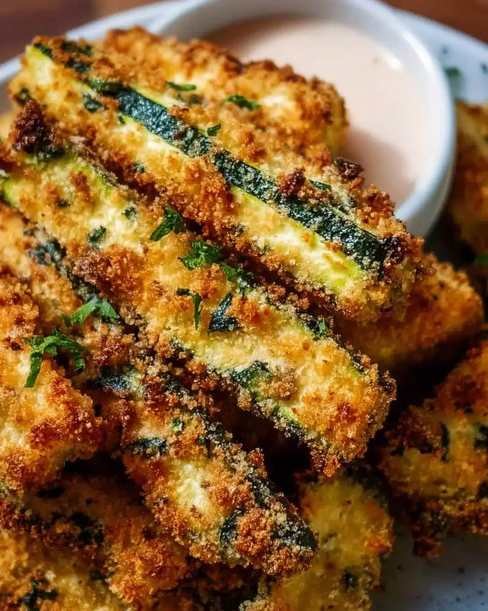 Air Fryer Zucchini Fries (Low Carb Keto)