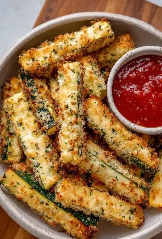 Air Fryer Zucchini Sticks