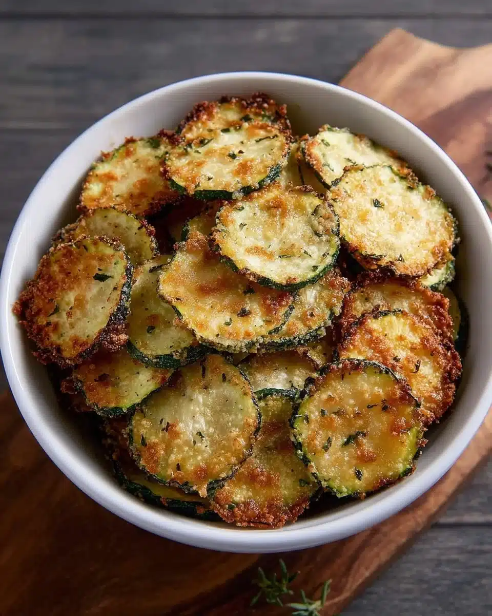 Crispy Air Fryer Zucchini Chips Recipe
