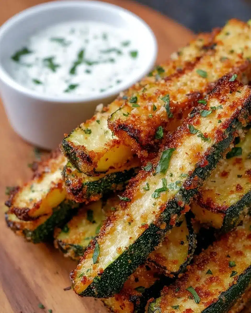 Crispy Air Fryer Zucchini Fries