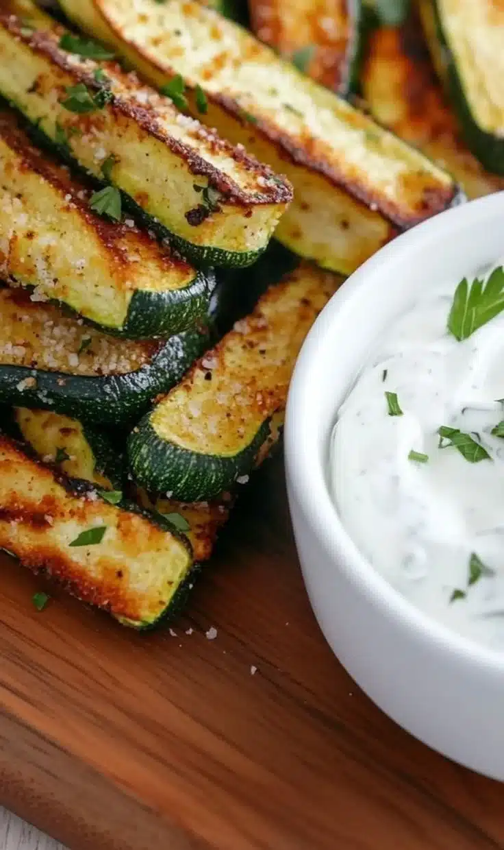Crispy Air Fryer Zucchini Fries