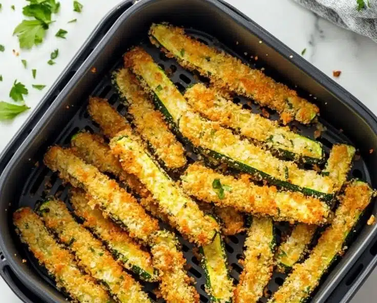 Crispy Air Fryer Zucchini Fries
