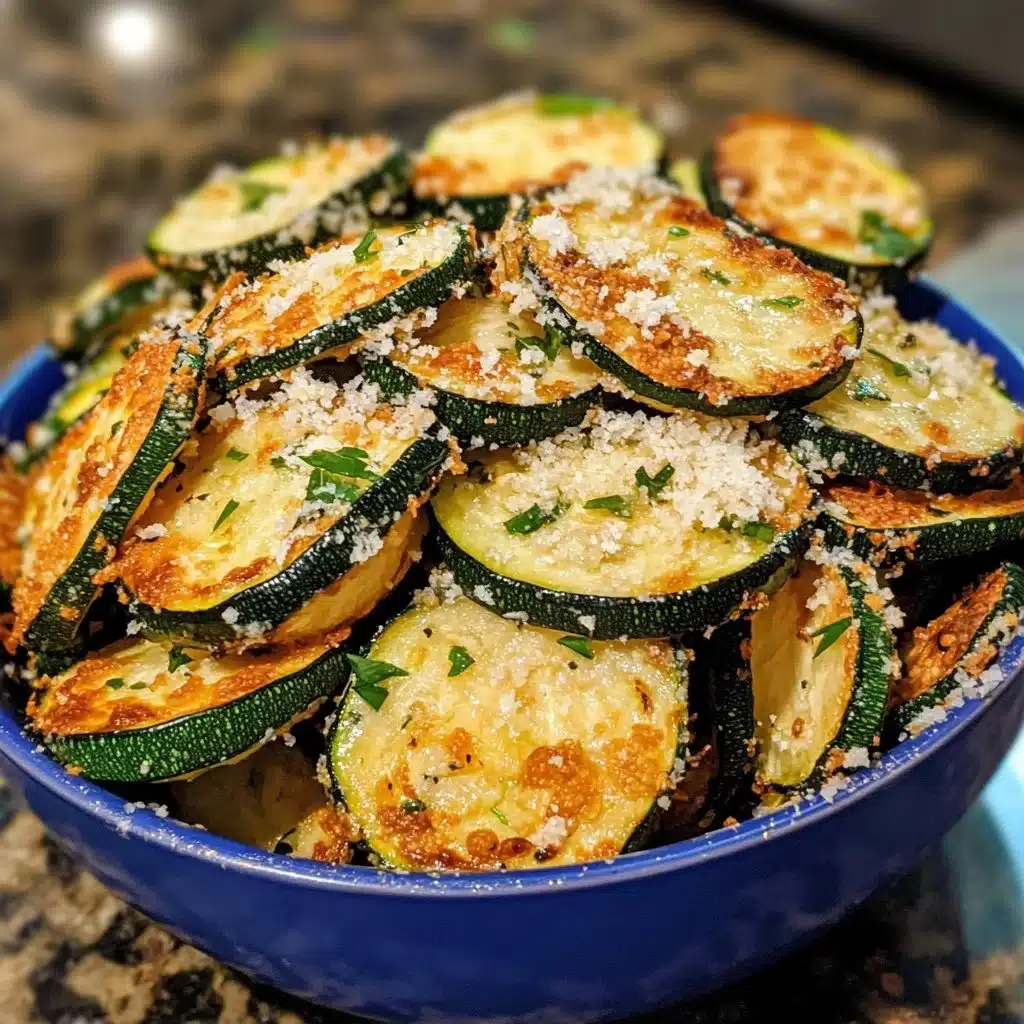 Garlic-Parmesan Air-Fried Zucchini Chunks: A Must-Try Delight!