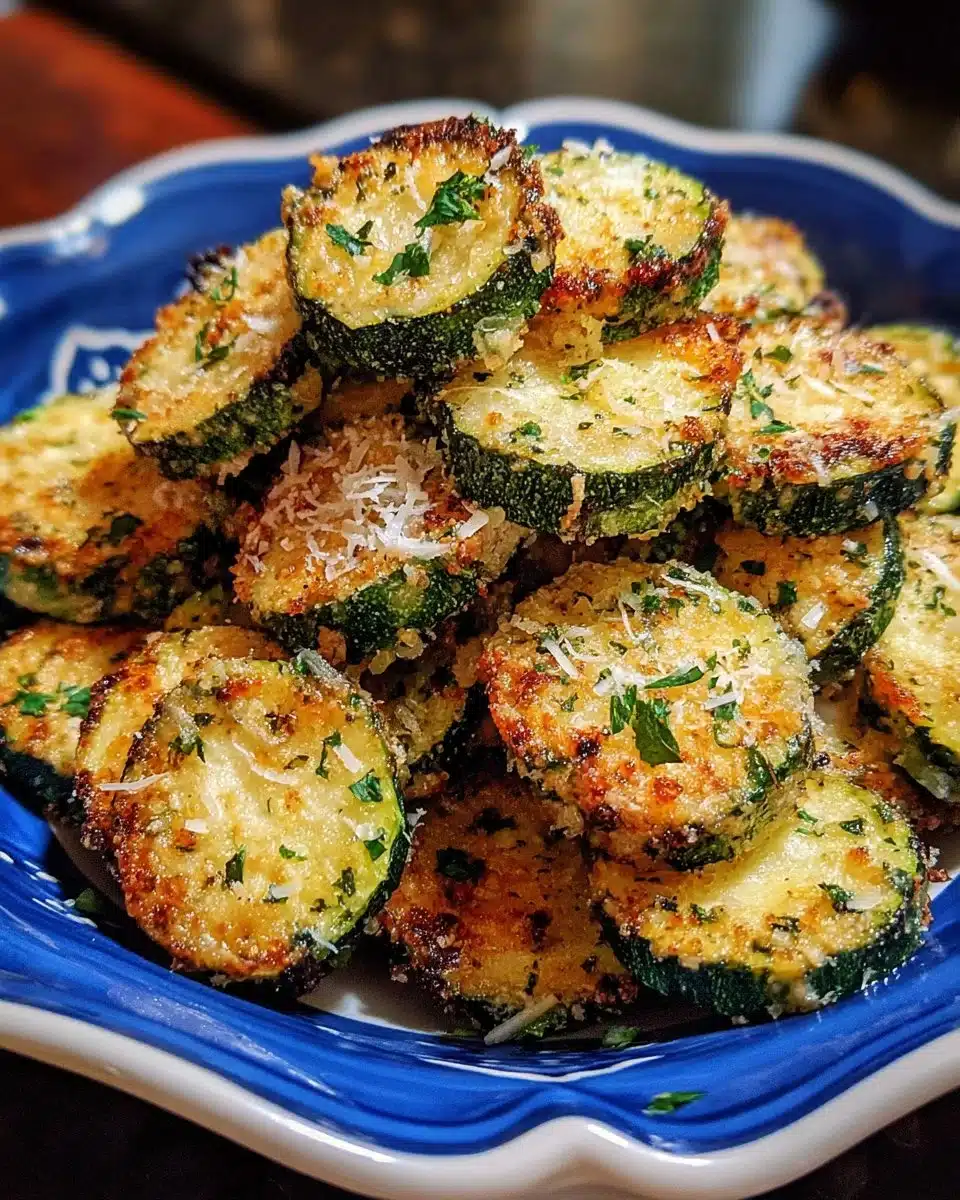 Garlic-Parmesan Air-Fried Zucchini Chunks: A Must-Try Delight!